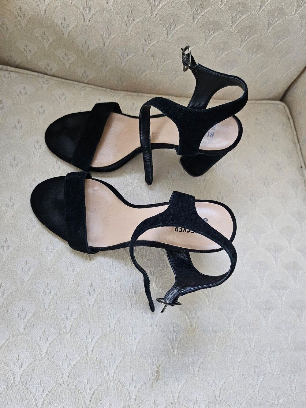 Black low heels